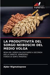 Produttività del Sorgo Neiboschi Delmedio Volga