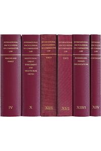 International Encyclopedia of Comparative Law, Volume XIII (2 Vols)