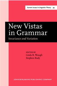New Vistas in Grammar