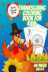 Thanksgiving Coloring Book for Kids