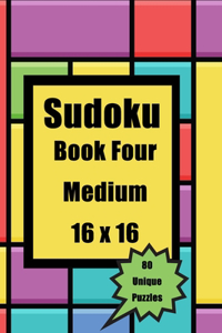 Sudoku Book FOUR Medium 16 X 16