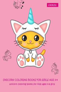 Unicorn coloring books for girls age 6-8