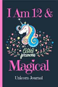 Unicorn Journal I Am 12 & Magical