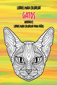 Libros para colorear - Libros para colorear para niños - Animales - Gatos