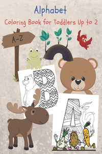 Alphabet Coloring Book for Toddlers Up to 2