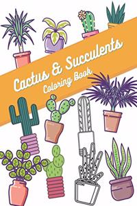 Cactus And Succulents Coloring Book