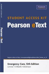 Emergency Care, Pearson Etext Student Access Code Card