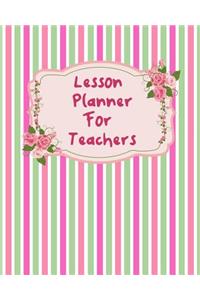 Lesson Planner For Teachers