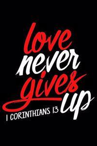 Love Never Gives Up