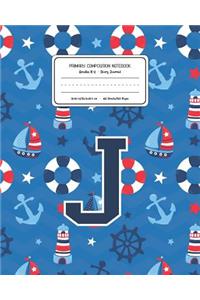 Primary Composition Notebook Grades K-2 Story Journal J