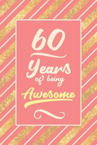 60th Birthday Journal