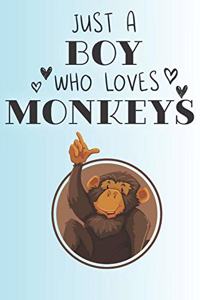 Just A Boy Who Loves Monkeys