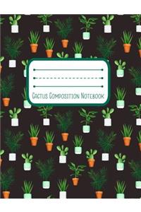Cactus Composition Notebook