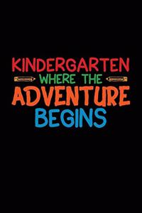 Kindergarten where The Adventure Begins