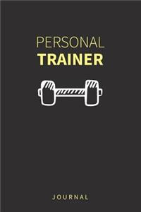 Personal Trainer Journal Exercise Workout Lined Notebook