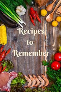 Recipes to Remember