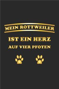 Mein Rottweiler ist ein Herz auf vier Pfoten