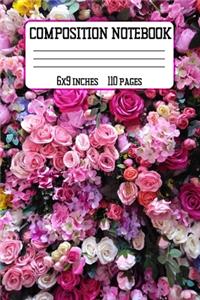Composition Notebook 6x9 110 Pages