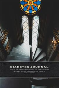 Diabetes Journal - Easy to Use Daily Blood Sugar Logbook for Type 1 Diabetes (Glycemic Record / Blood Glucose Tracker) Special Edition