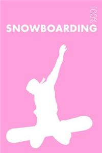 Womens Snowboarding Notebook