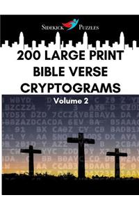 200 Large Print Bible Verse Cryptograms