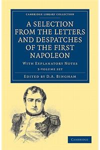 Selection from the Letters and Despatches of the First Napoleon 3 Volume Set