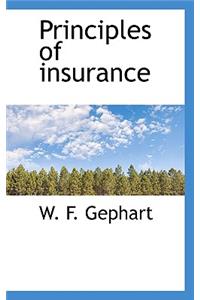 Principles of Insurance