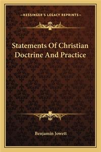 Statements Of Christian Doctrine And Practice