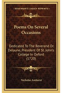 Poems on Several Occasions