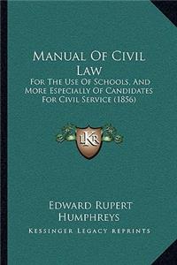 Manual of Civil Law