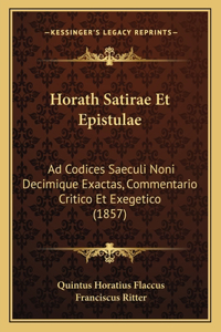 Horath Satirae Et Epistulae