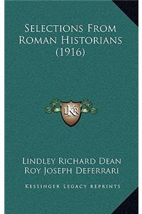 Selections From Roman Historians (1916)