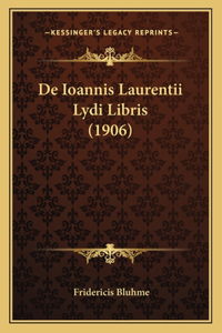 De Ioannis Laurentii Lydi Libris (1906)