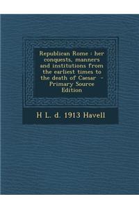 Republican Rome
