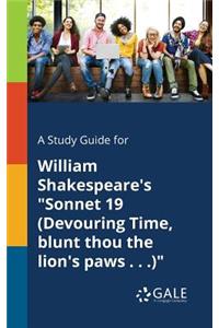 Study Guide for William Shakespeare's 