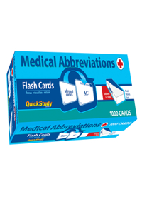 Medical Abbreviations Flash Cards (1000 Cards)