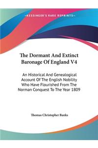 Dormant And Extinct Baronage Of England V4