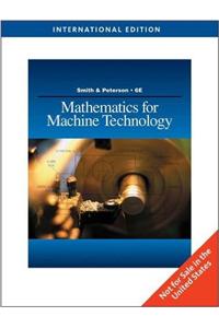 Mathematics For Machine Technology,