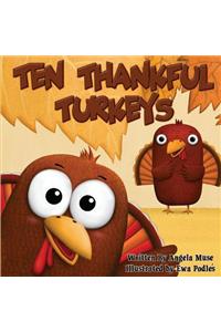 Ten Thankful Turkeys