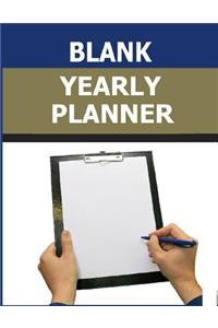 Blank Yearly Planner