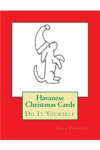 Havanese Christmas Cards