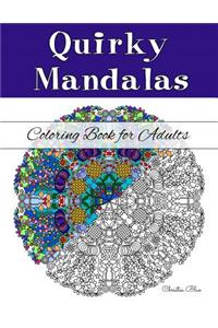 Quirky Mandalas Coloring Book for Adults