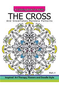 Cross and Snowflake Mandala Patterns Vol.1
