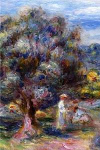 150 page lined journal Aloe, Picking at Cagnes, 1910 Pierre Auguste Renoir