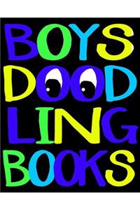 Boys Doodling Books