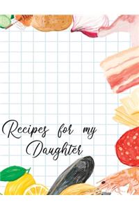 Rrecipes for my Daughter