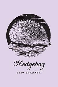 Hedgehog Planner 2020 - Cute Hedgehog Art