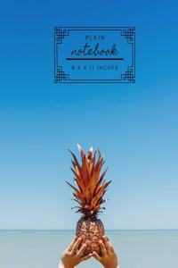 Plain Notebook 8.5 x 11 Inches