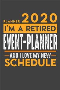 Planner 2020 for retired EVENT PLANNER