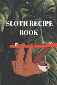 Sloth recipe book